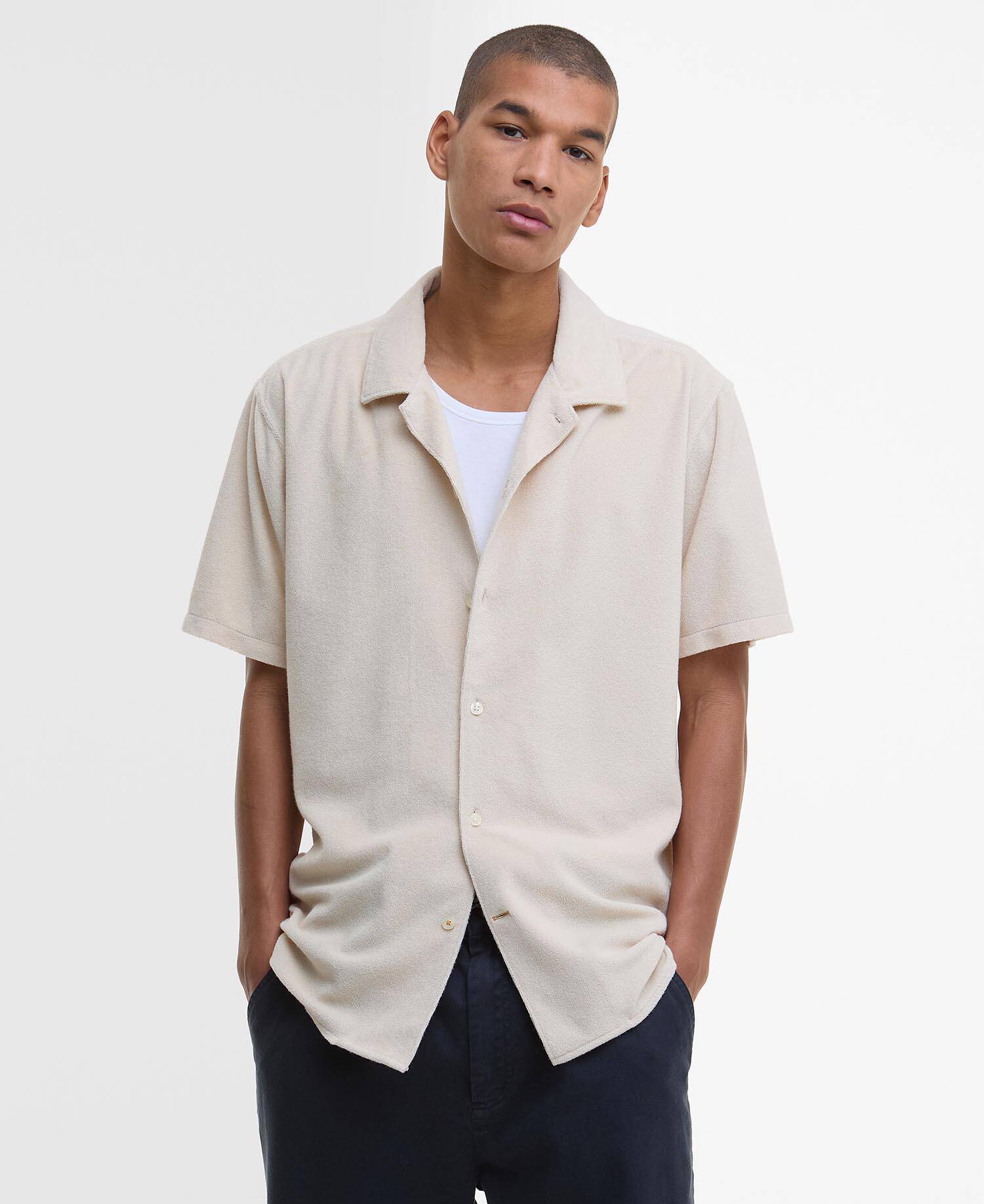 Rothbury Towelling Short-Sleeved Shirt image number 0