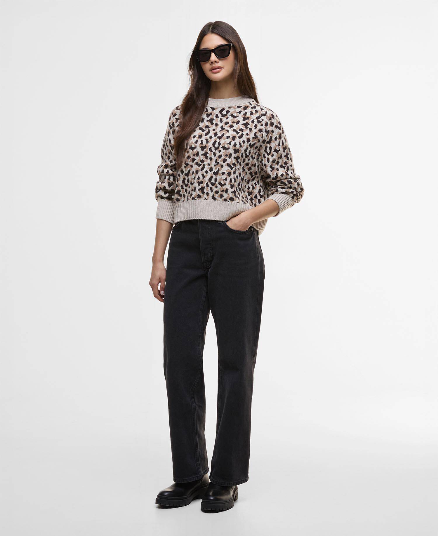 Harley Printed Crew Neck Jumper image number 1