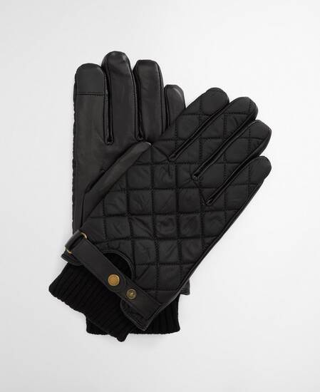 Singsby Quilted Waterproof Gloves Black