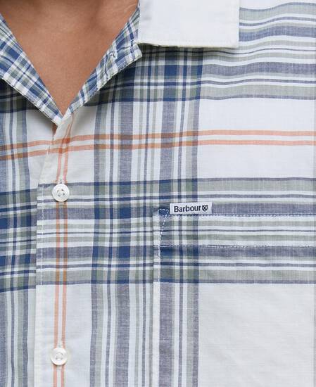 Berryfell Check Short-Sleeved Shirt Whisper White