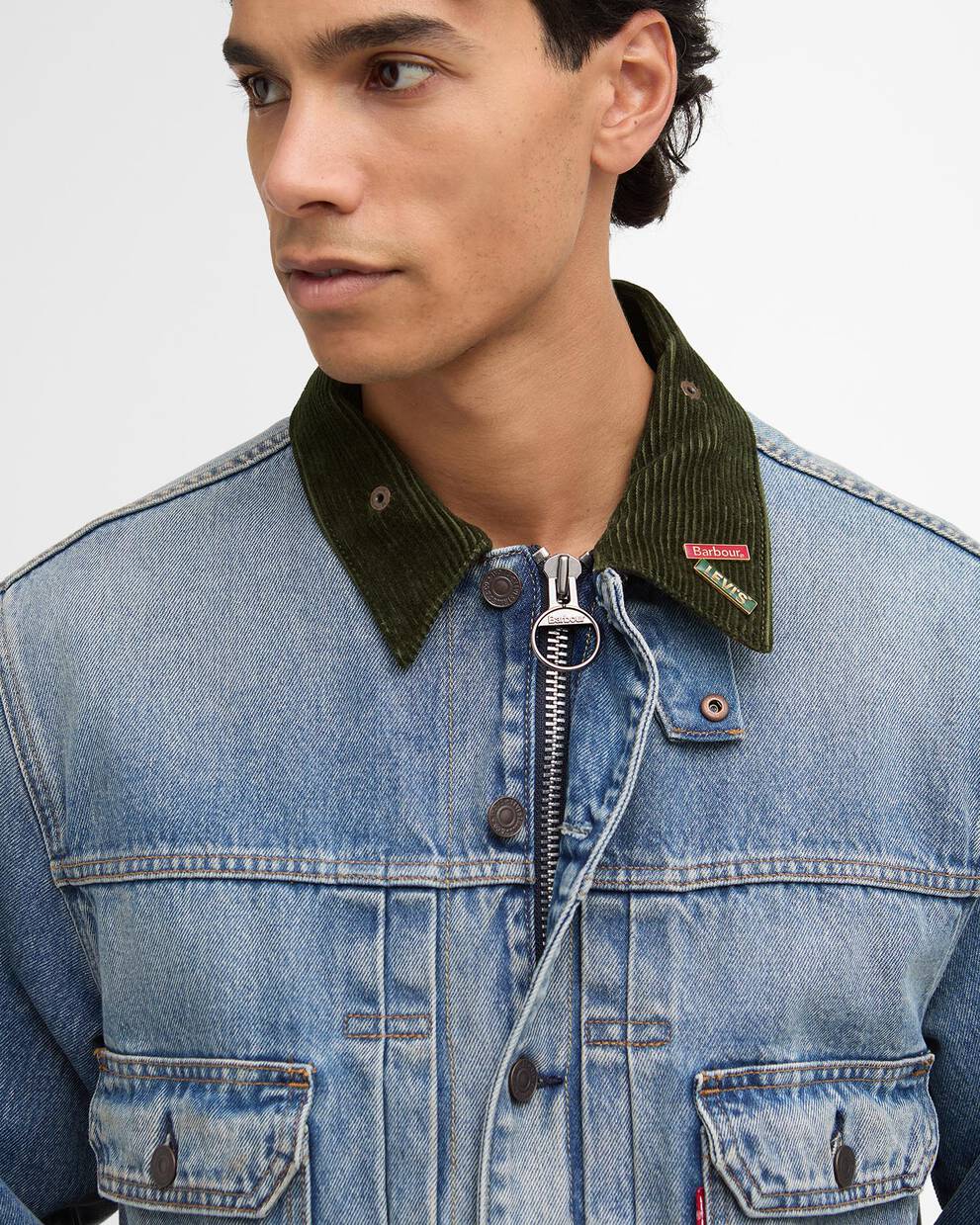Barbour x Levi&rsquo;s&reg; Jeansjacke Type II
