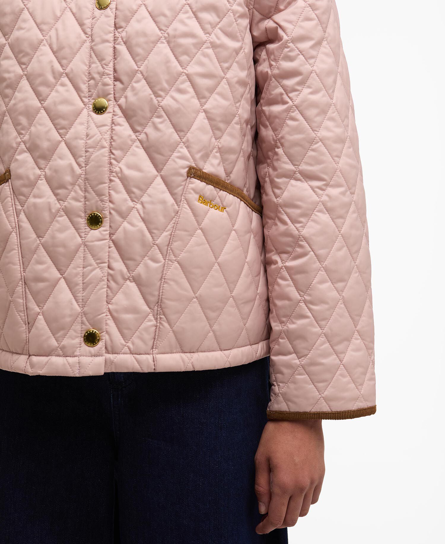Icons Cropped Liddesdale Quilted Jacket Gardenia/Dress/Beige
