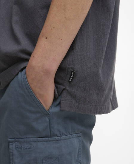 Riddell Crepe Relaxed Shirt Asphalt