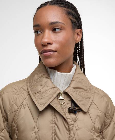 Montgomery trapuntato Cosette Military Brown/Hessian Tartan Montgomery trapuntato Cosette Military Brown/Hessian Tartan