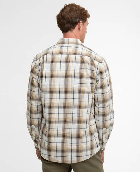 Witton Checked Regular Shirt Whisper White