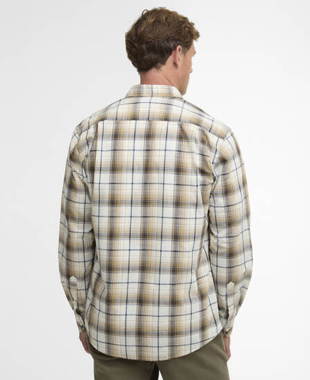 Witton Checked Regular Shirt Whisper White