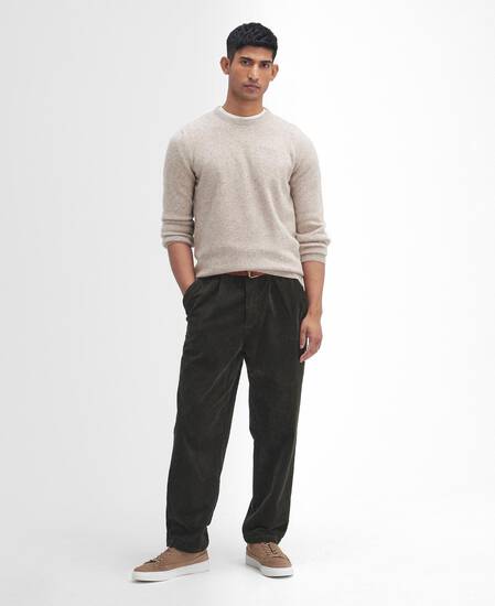 Pantaloni in velluto stretch a coste sottili dalla vestibilità comoda 