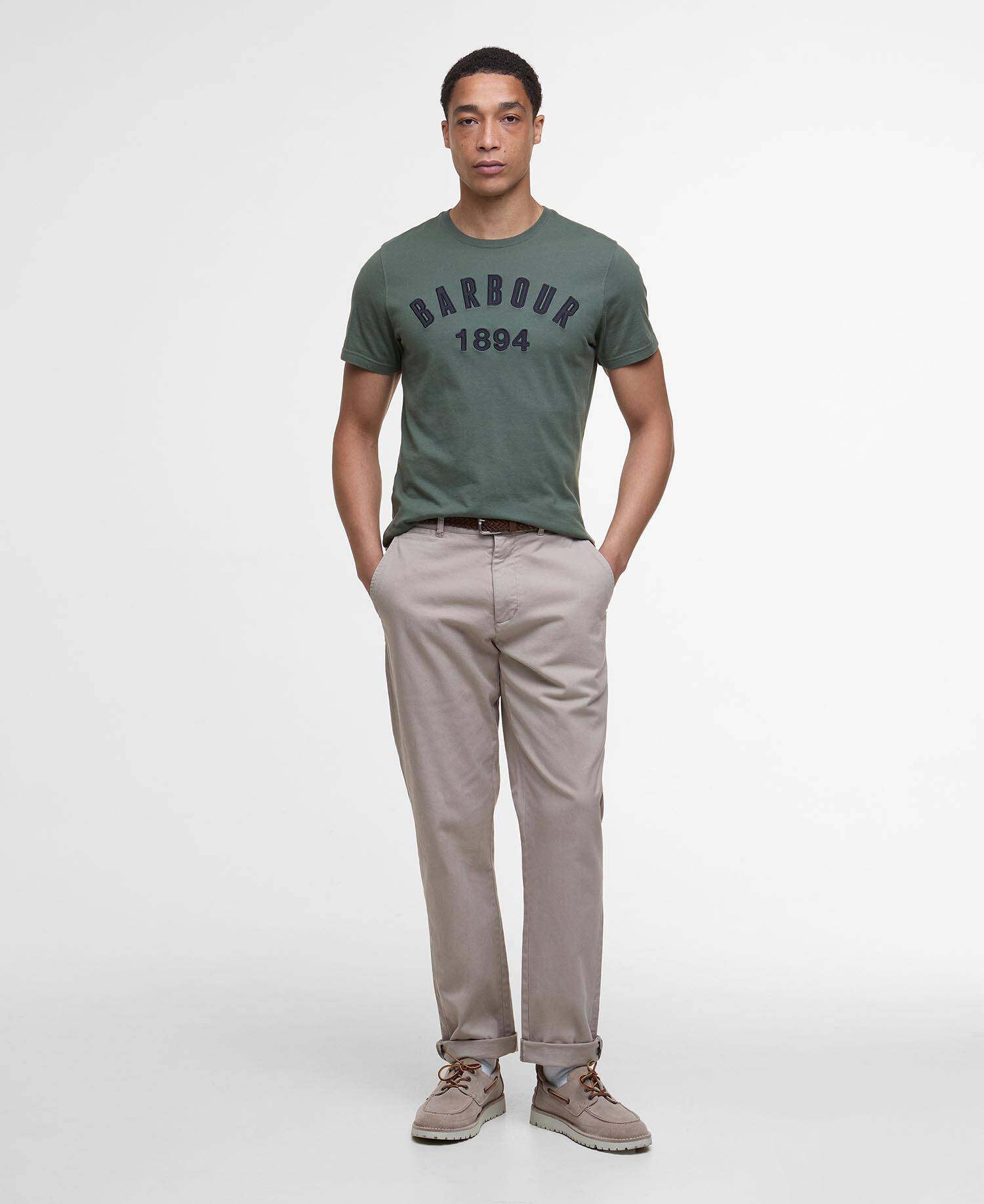 Washed Stretch Tailored Trousers image number 0