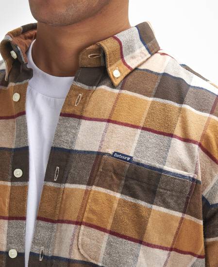Valley Tailored Long-Sleeved Shirt Classic Brown Valley Tailored Long-Sleeved Shirt Classic Brown