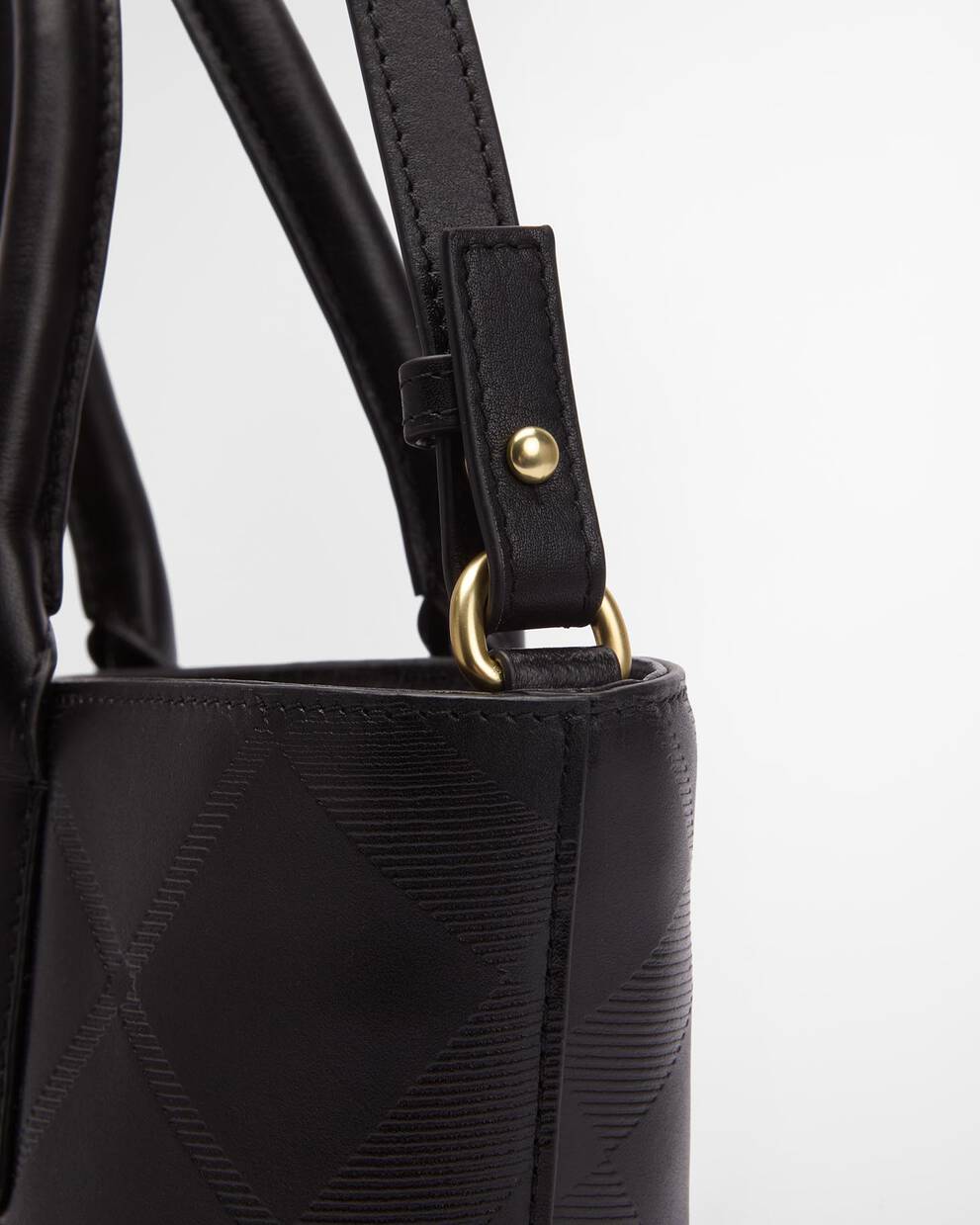 Birch Deboss Leather Tote Bag
