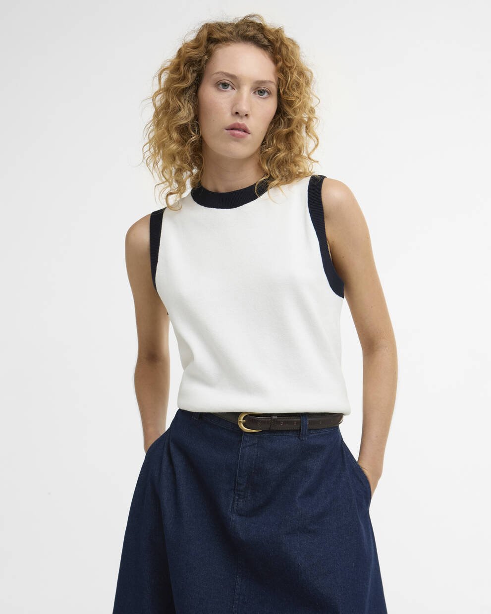 Gonna midi in denim Maia