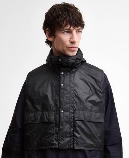 Barbour x Kaptain Sunshine Transport Smock Casual Jacket Dark Indigo