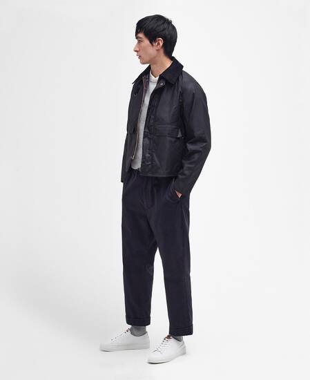 Spey Slim Waxed Jacket Classic Black