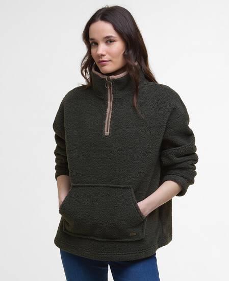 Bamburgh Half-Zip Fleece Olive