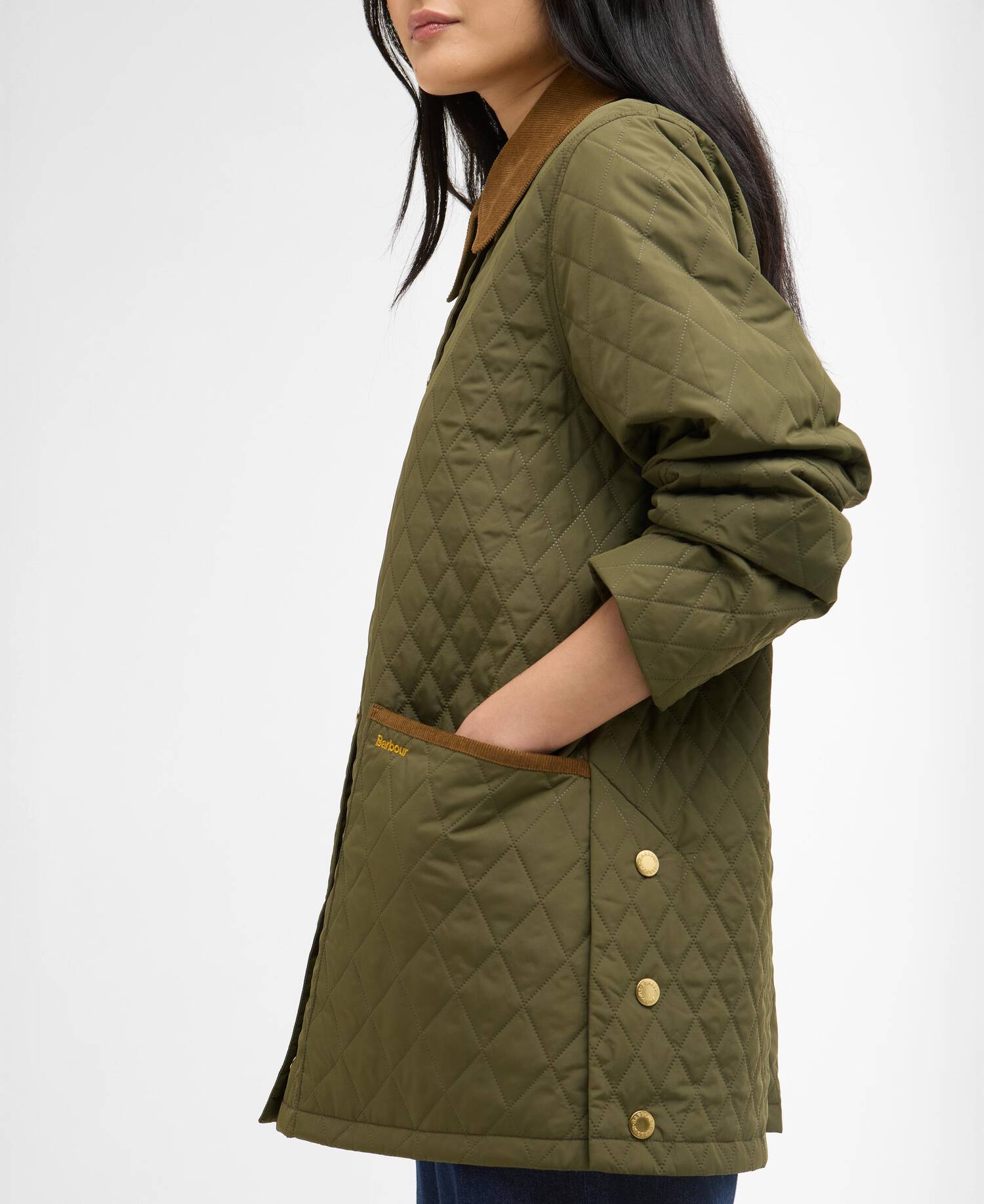 Goldmire Quilted Jacket Ivy Green /Ancient image number 2