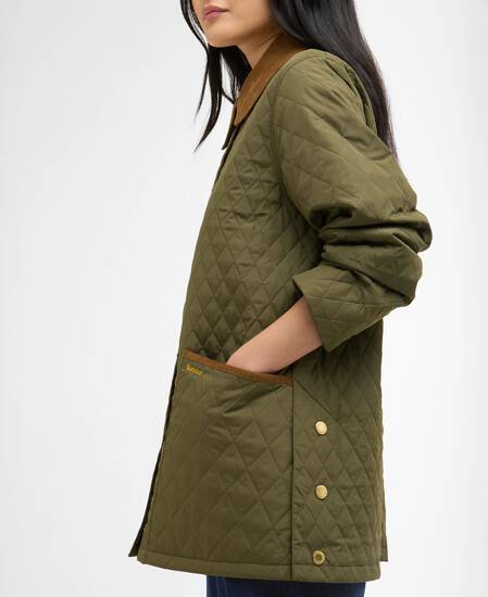 Goldmire Quilted Jacket Ivy Green /Ancient