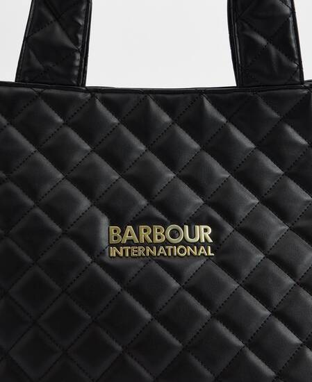 Battersea Quilted Mini Tote Bag Classic Black