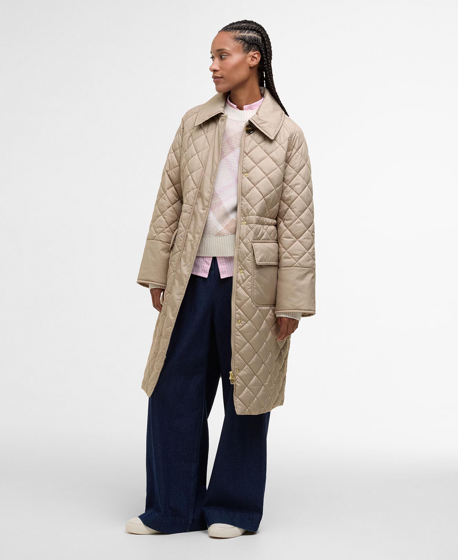 Aishling Quilted Jacket Honey/Ancient Poplar