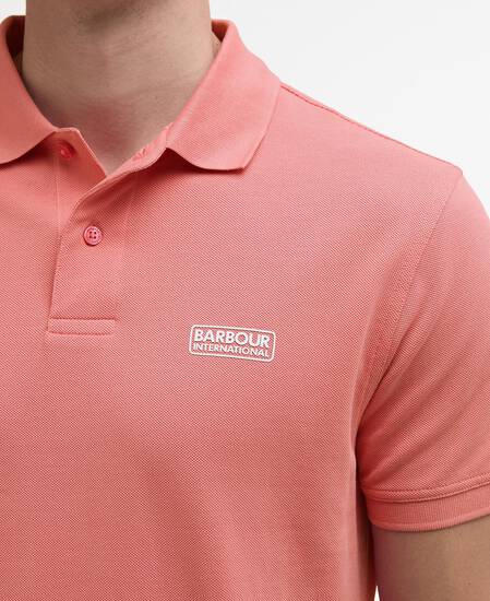 Essential Polo Shirt Coral