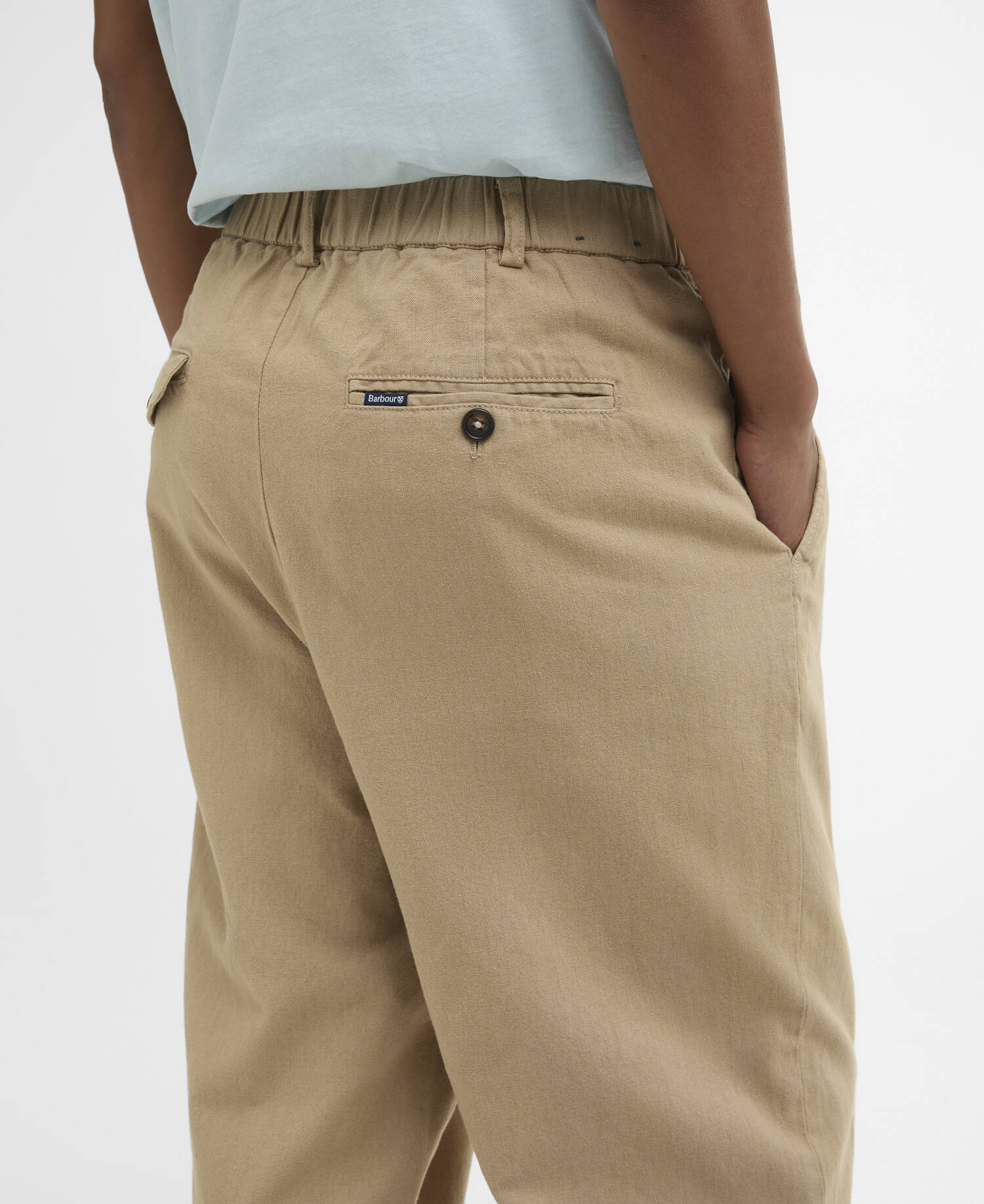Cotton Linen Relaxed Trouser image number 3