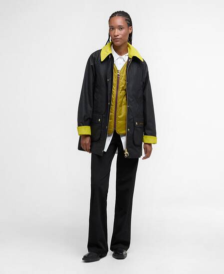 Wachsjacke Icons Modern Beadnell Black/Classic