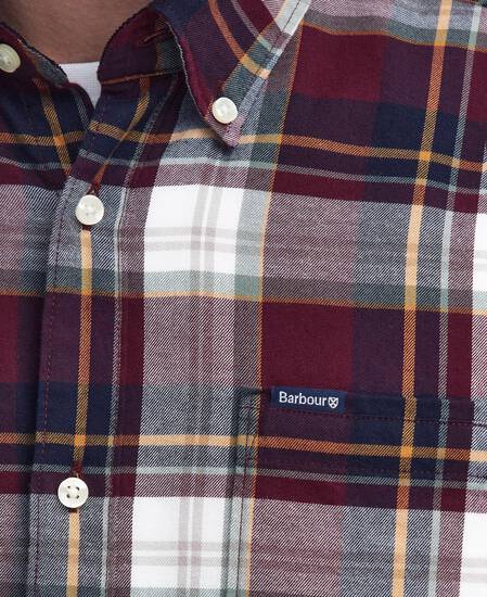 Crossfell Tailored Long-Sleeved Shirt Merlot