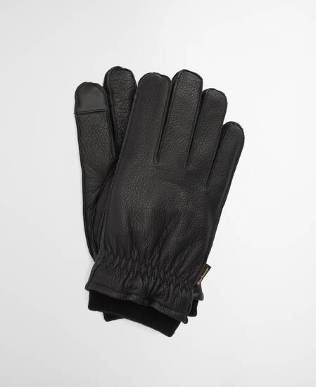 Highfield Leather Gloves Black