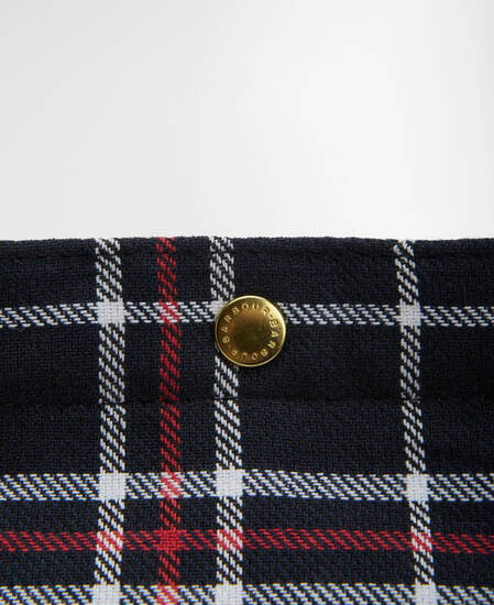 Tote Bag Mini Telfield Tartan Navy/Red Check