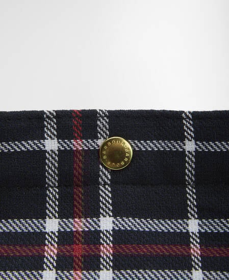 Tote Bag Mini Telfield Tartan Navy/Red Check