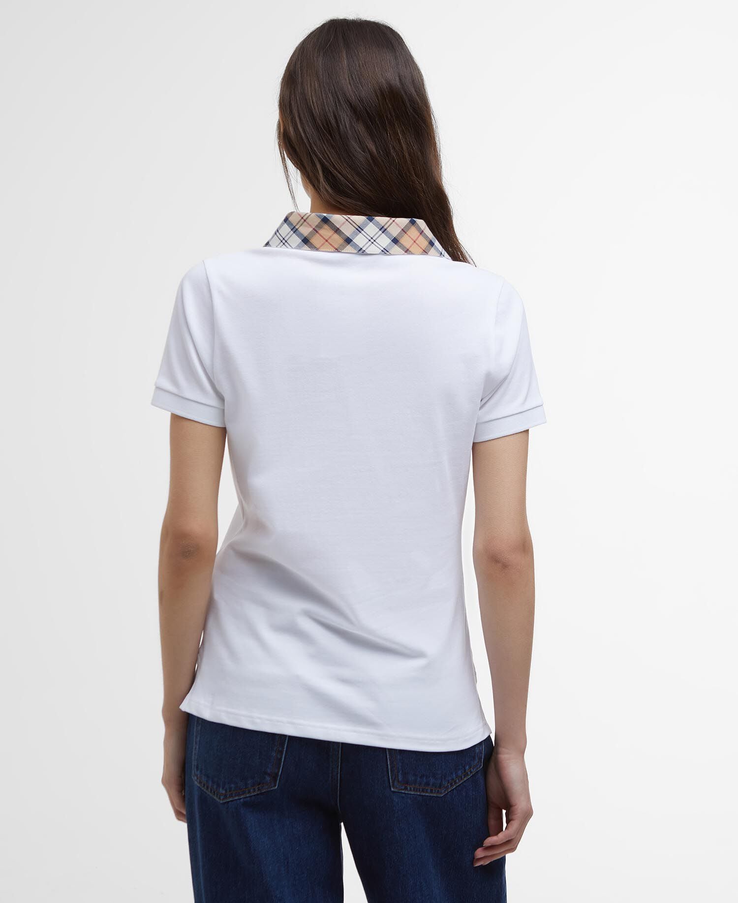 Malvern Short-Sleeved Polo Shirt White/Hessian