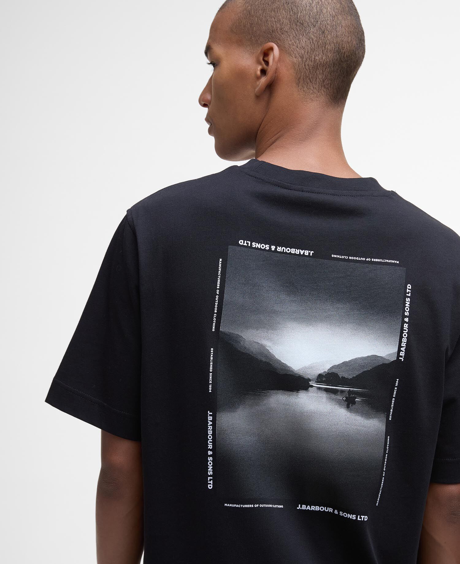 Parkend Photographic Relaxed T-Shirt Black