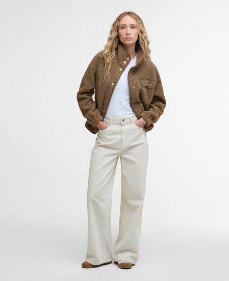 Mabel Fleece Military Brown
