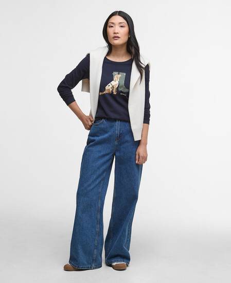 Hedley Long-Sleeved T-Shirt Navy