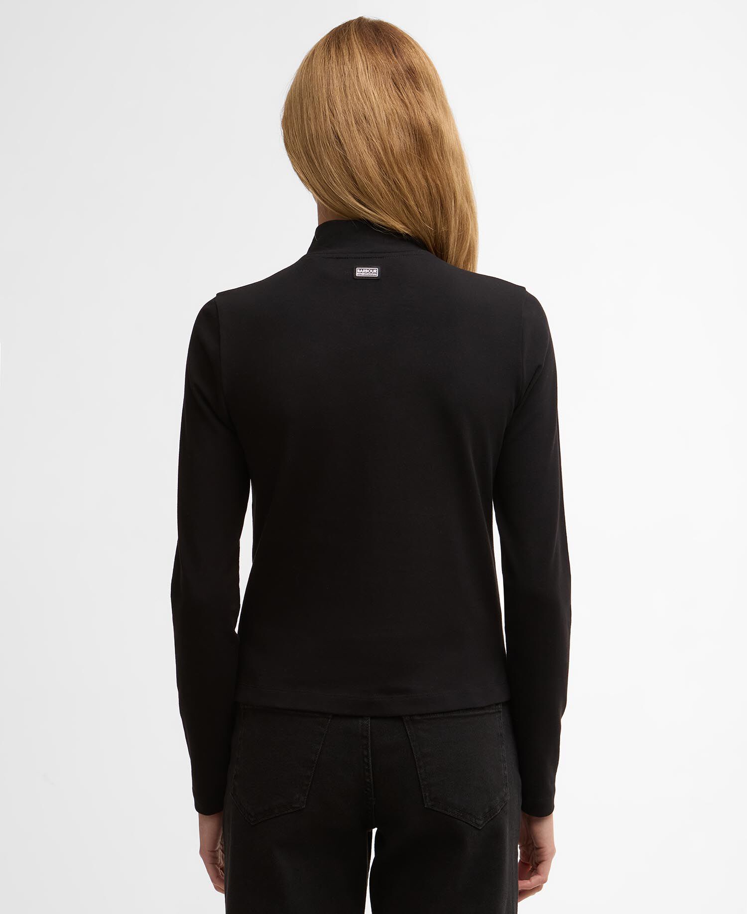 Top Dallas con zip corta Black