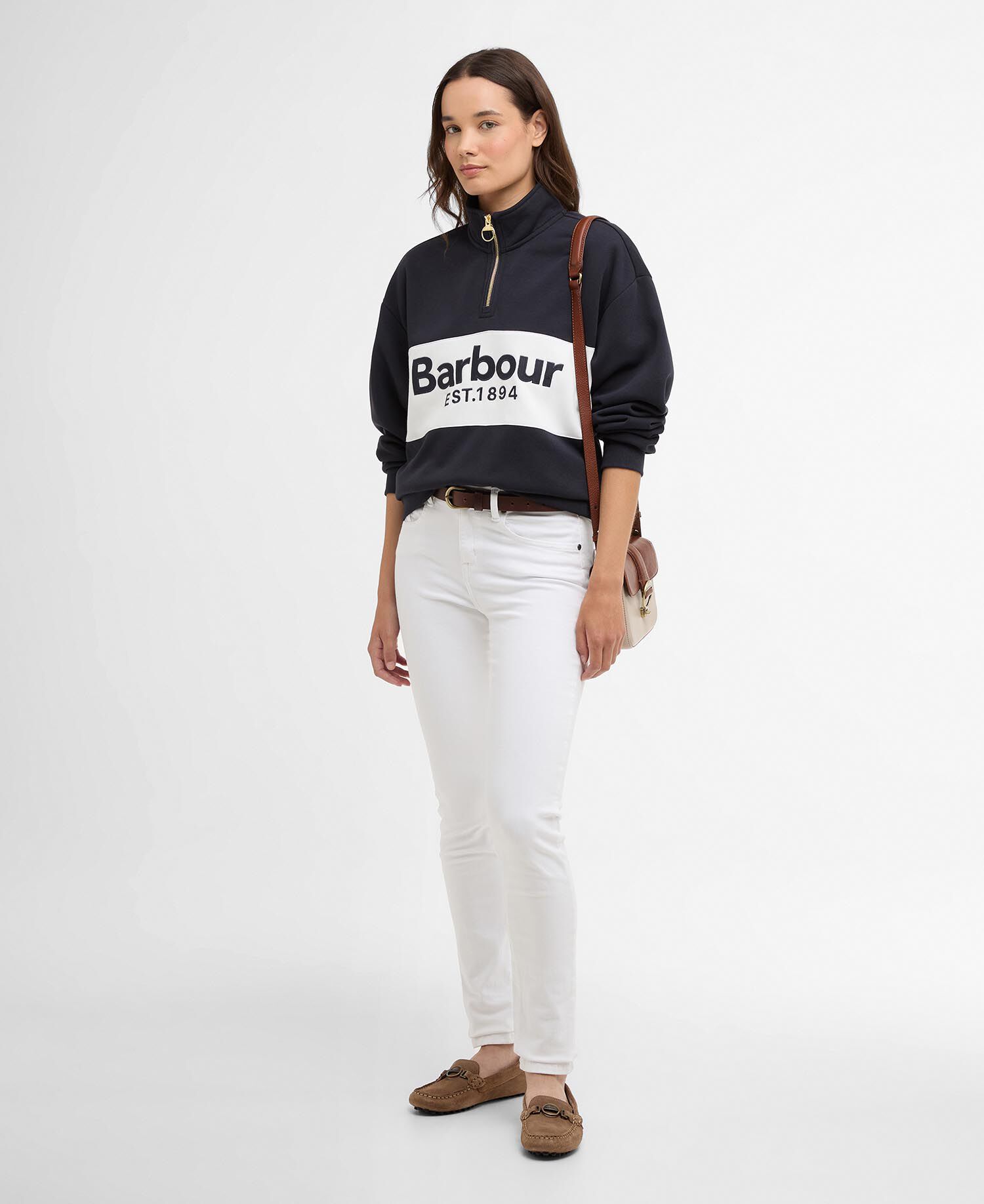 Pullover Zaria Half-Zip Dark Navy