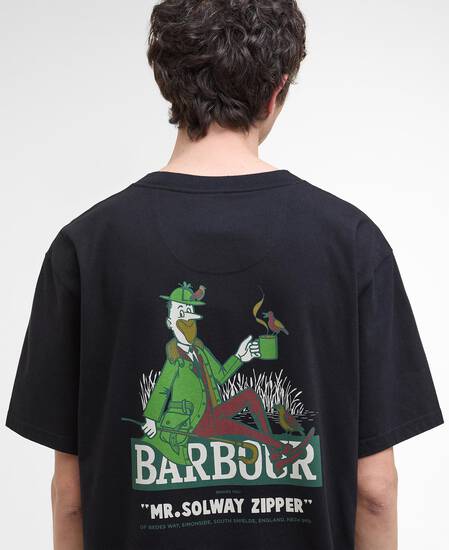 T-Shirt Campbell Oversized Graphic Black