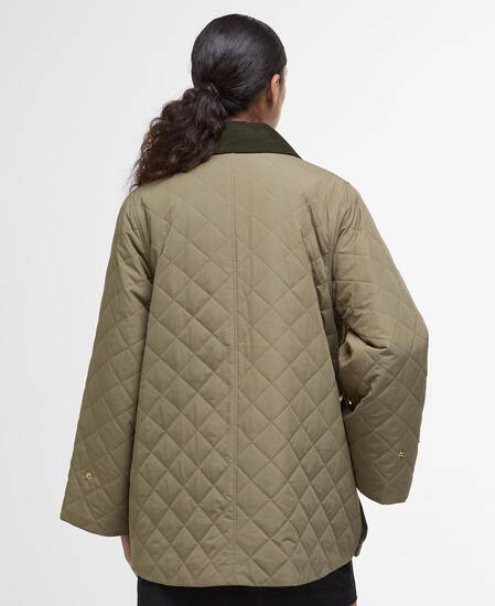 Corinne Quilted Jacket Dusky Green/Ancient