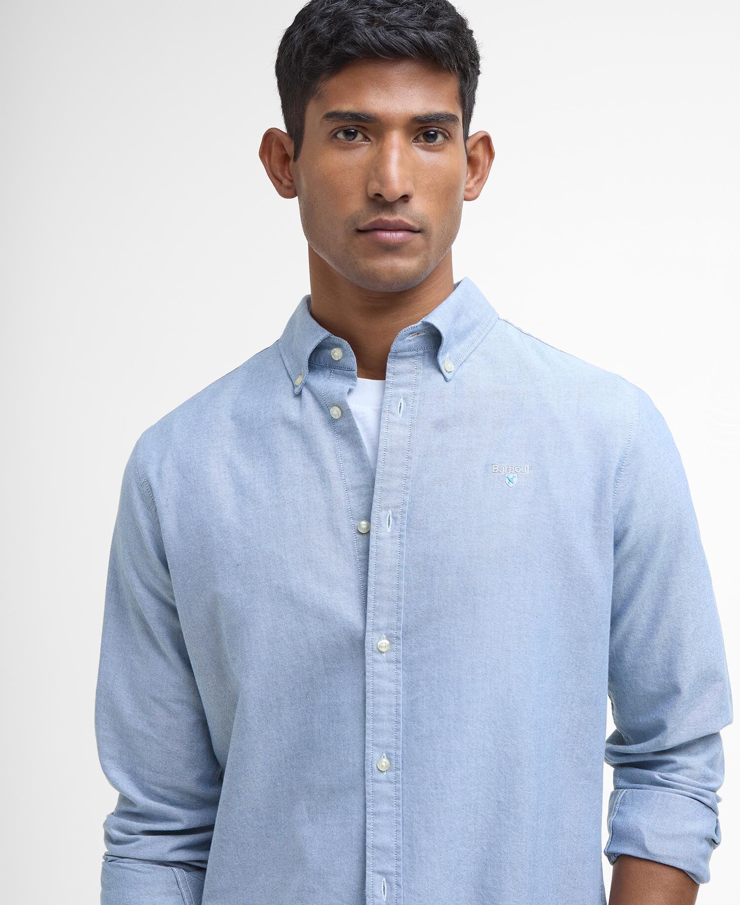 Oxford Tailored Long-Sleeved Shirt Midnight