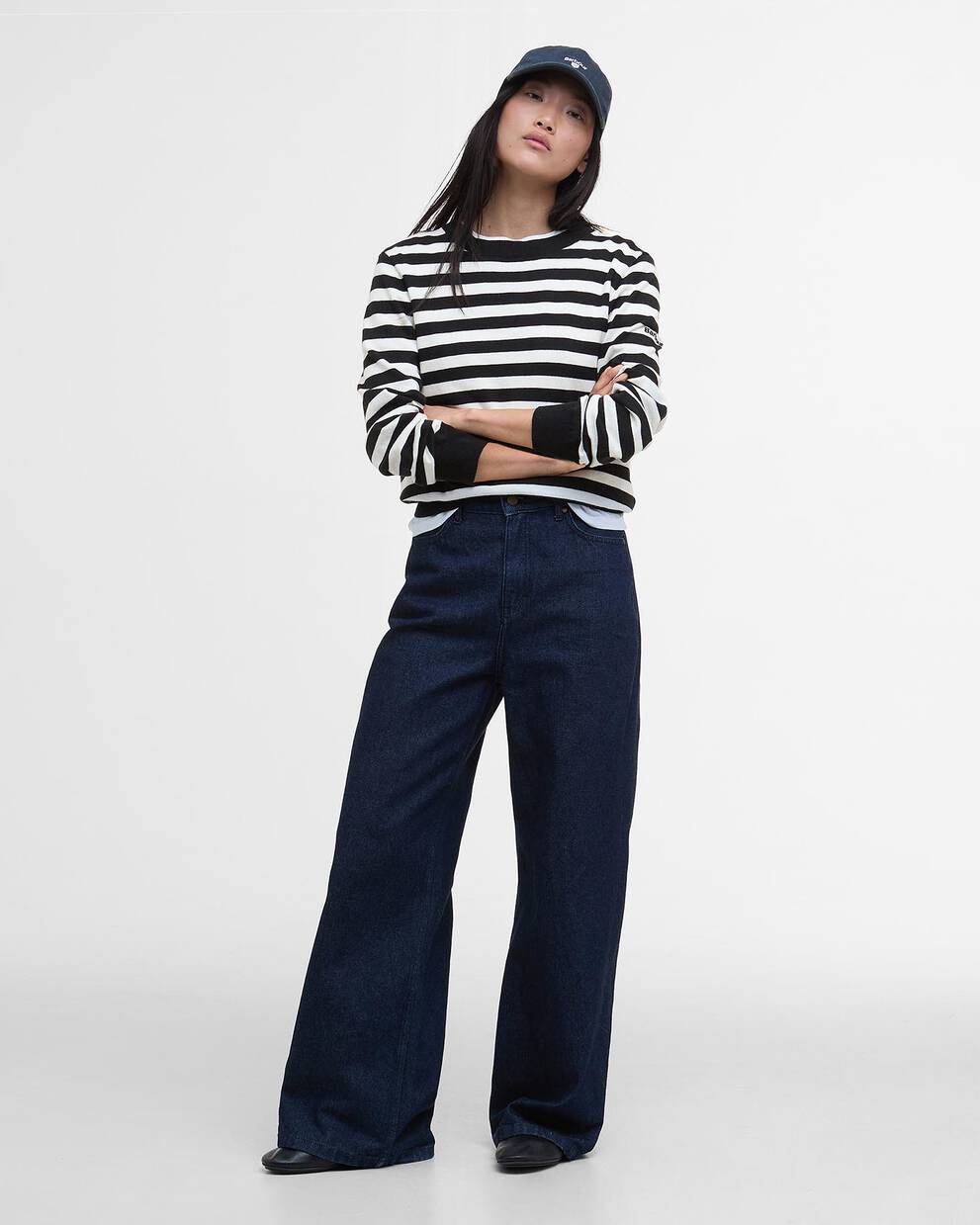 Lois Striped Crew Neck Jumper