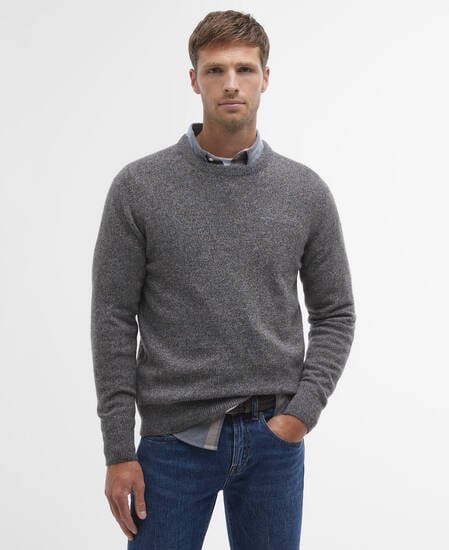 Essential Tisbury Crew-Neck Jumper Fog
