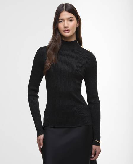 Stella Ribbed Jumper Black