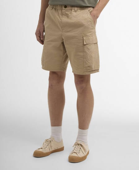 Shorts Spey in popeline di cotone Tan