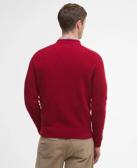 Grangetown Crew Neck Jumper Biking Red