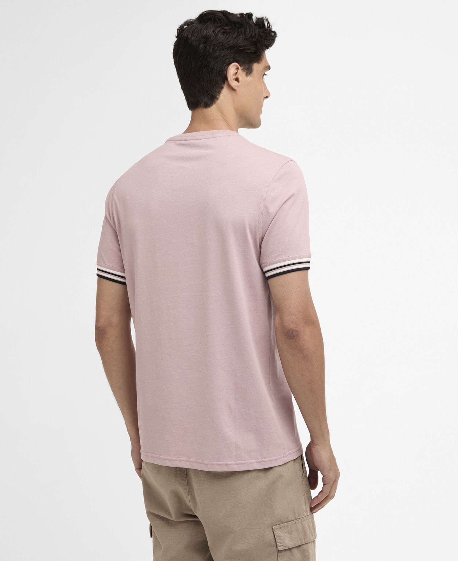 Burnwood Tipped Cuff T-Shirt Woodrose