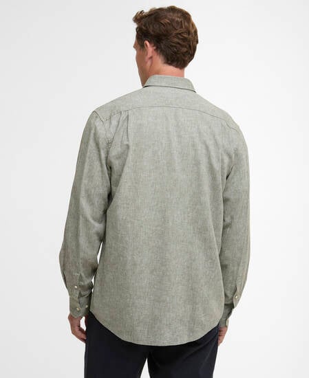 Nelson Regular Long-Sleeved Shirt Bleached Olive