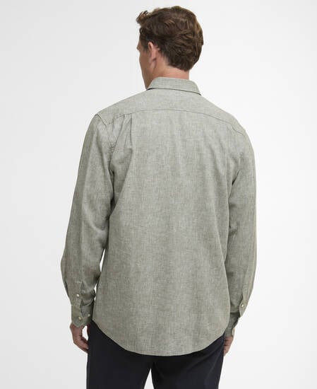 Nelson Regular Long-Sleeved Shirt Bleached Olive