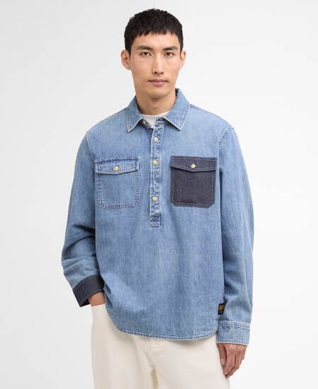 Hemd Chopper Denim Washed Indigo