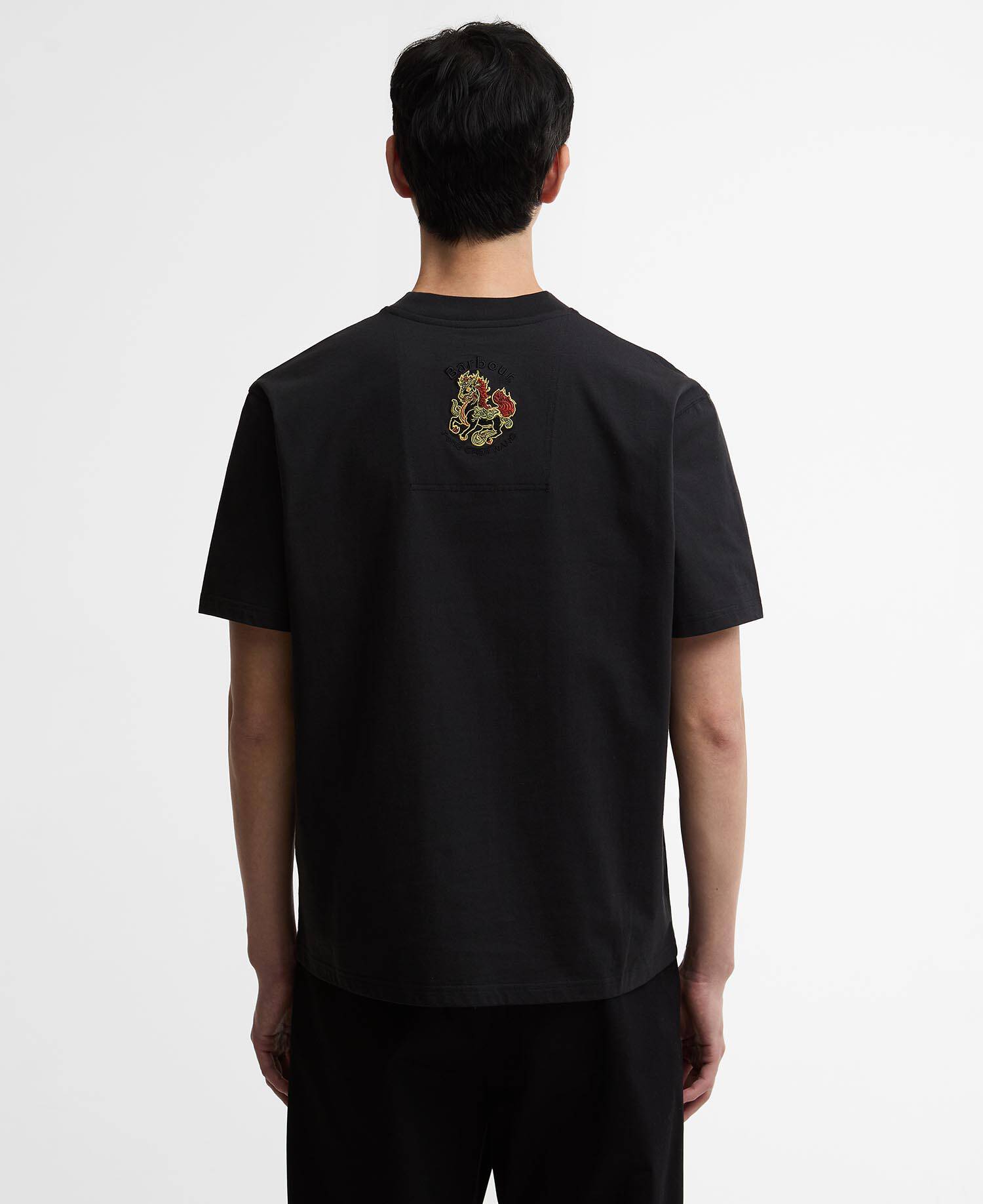 Barbour x Feng Chen Wang Graphic T-Shirt Black image number 5