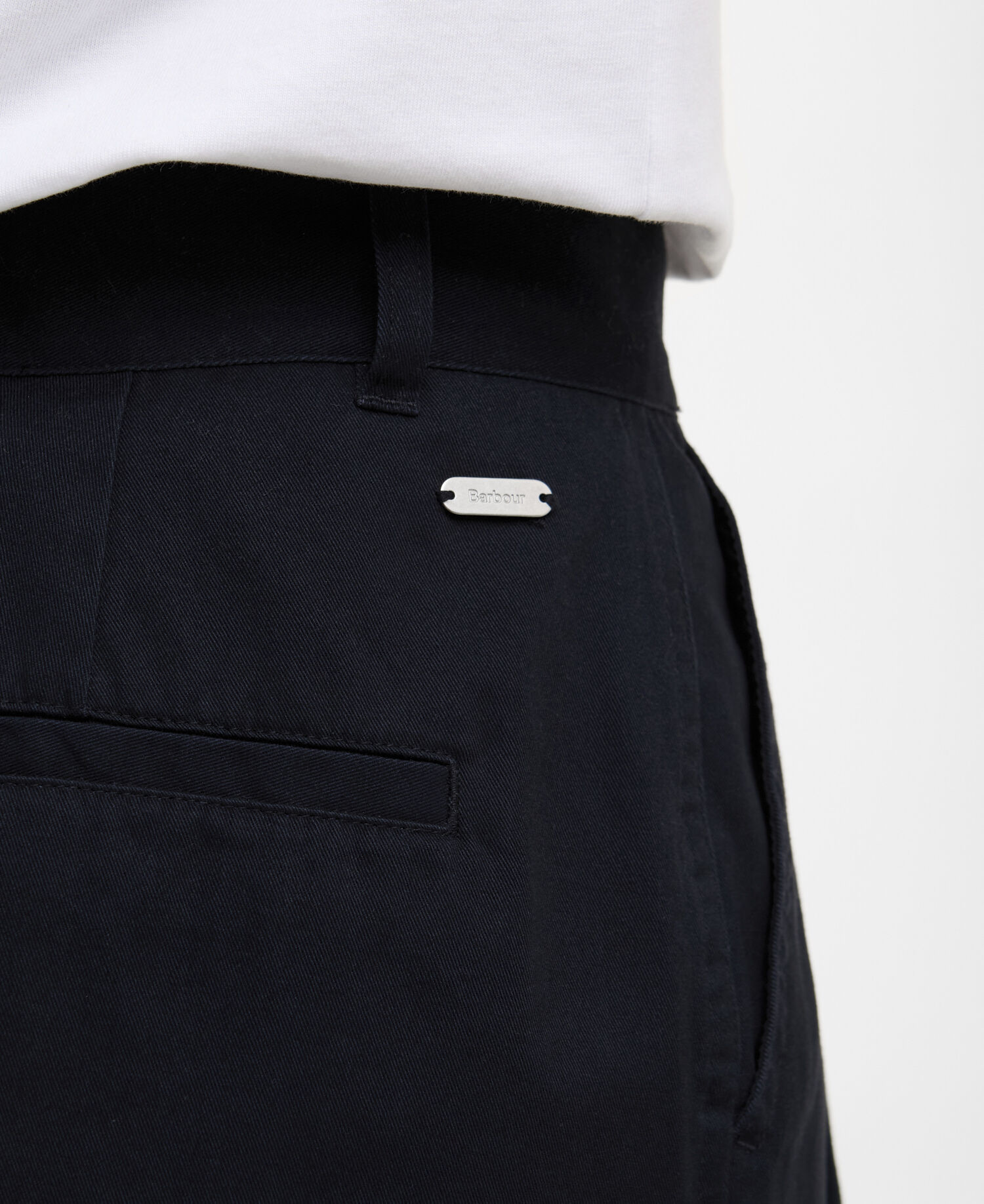 Fern Pleated Shorts Navy