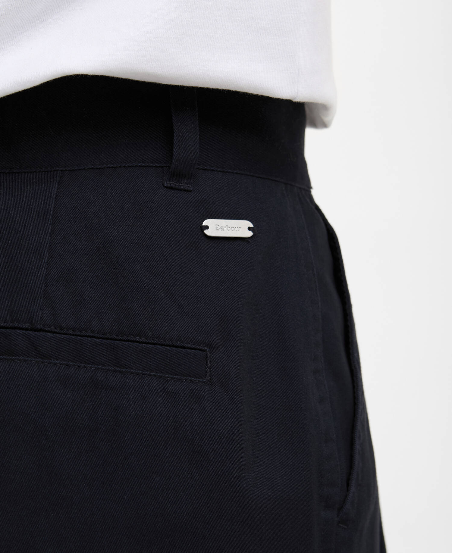 Fern Pleated Shorts Navy image number 3